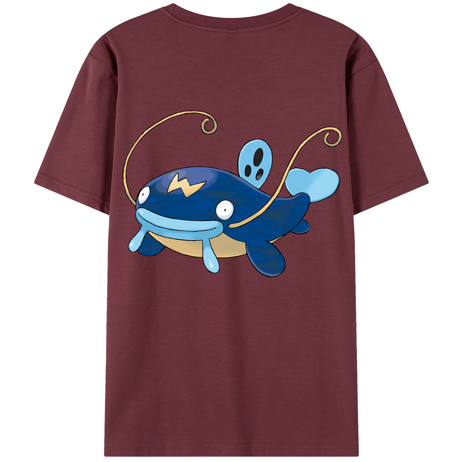 （画像用） ポケットモンスター Pokémon 綿100％半袖Tシャツ（背面プリント）